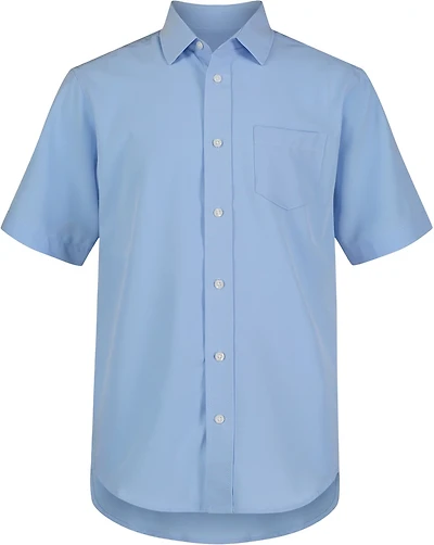 Nautica Boys' 8-20 Synthetic Woven Short Sleeve Shirt