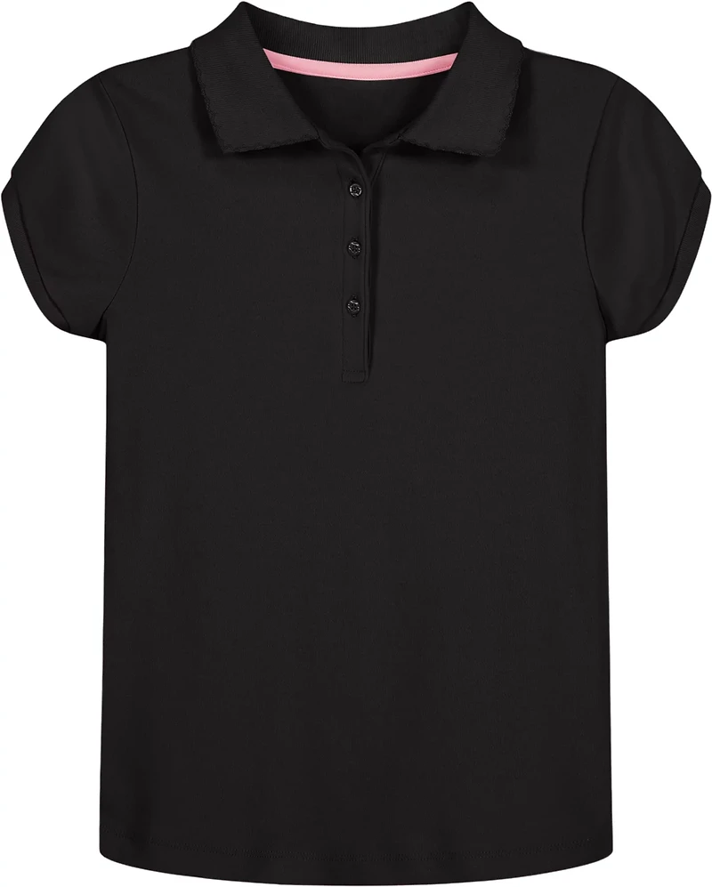 Nautica Girls' 7-16 Interlock Polo Shirt