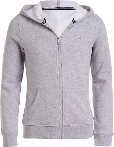 Nautica Girls' 7-16 Fleece FZ Hoodie
