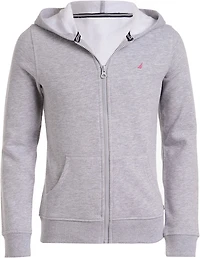 Nautica Girls' 7-16 Fleece FZ Hoodie