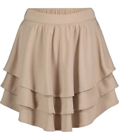 Nautica Girls' 7-16 Pindot Mesh Ruffle Scooter