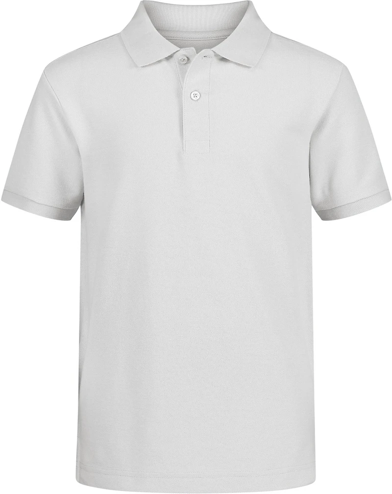 Nautica Boys' - Double Pique Short Sleeve Polo Shirt