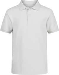 Nautica Boys' - Double Pique Short Sleeve Polo Shirt