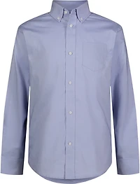 Nautica Young Men Stretch Oxford Long Sleeve Button Down Shirt