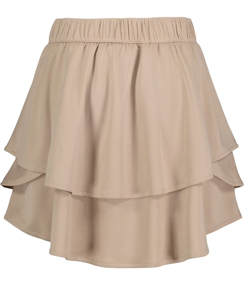 Nautica Girls' Plus Pindot Mesh Ruffle Scooter