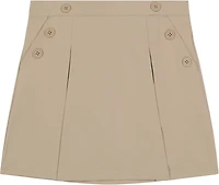 Nautica Girls' Stretch Poplin Plus Scooter Skort