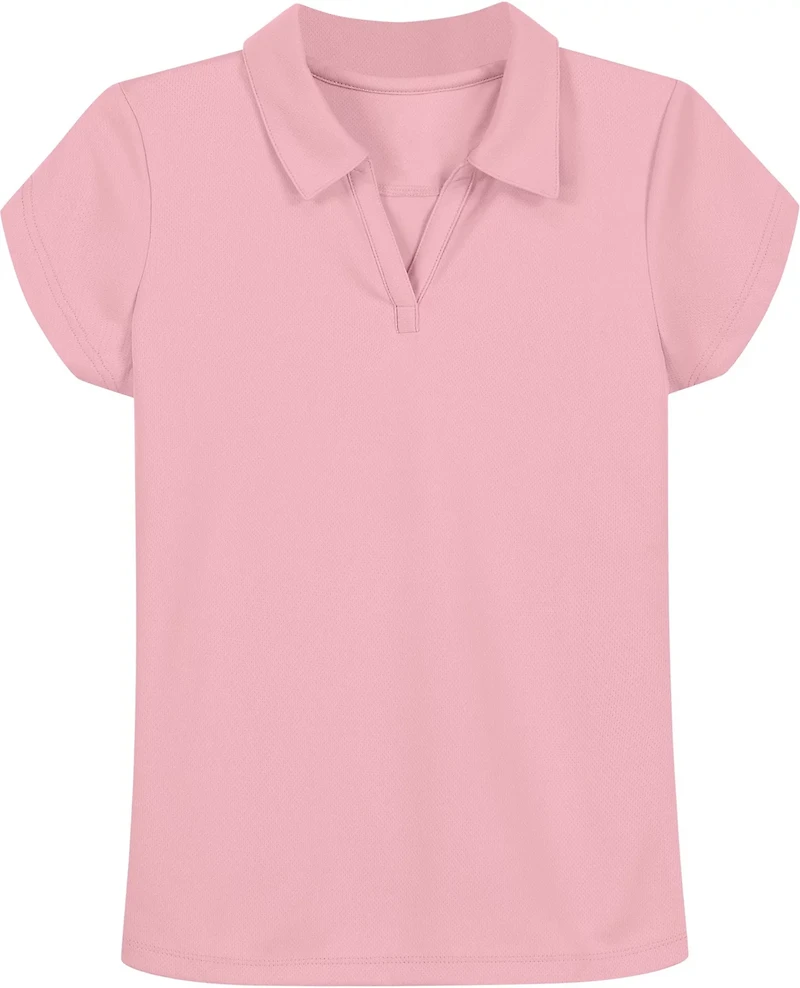 Nautica Girls' Plus Performance Knit Polo Shirt
