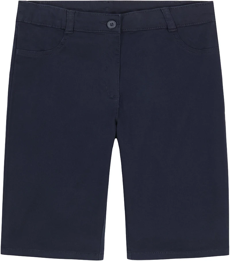 Nautica Girls' Sateen Bermuda Plus Shorts