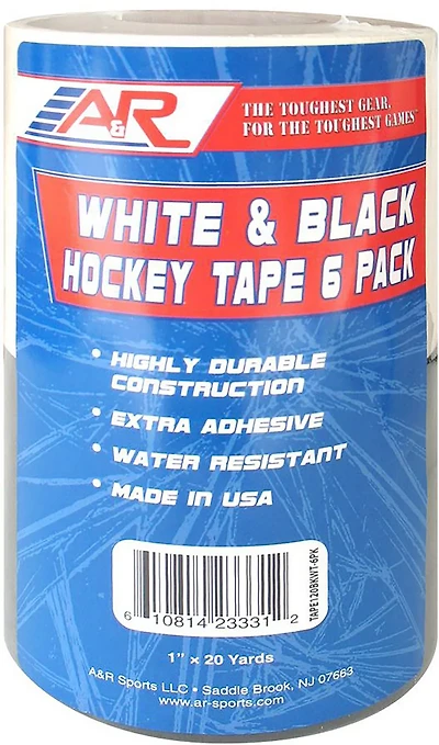 A&R Combo Hockey Tape 6-Pack