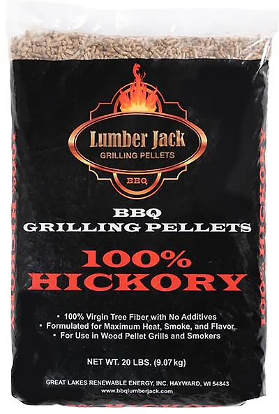 Lumber Jack BBQ 100% Hickory Pellets 20lb