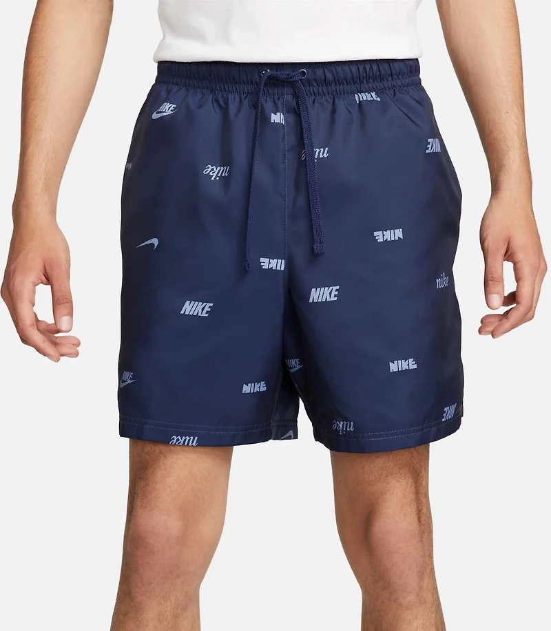 Nike Men's Club+ Woven Allover Print Flow Shorts