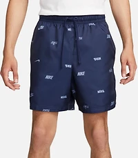 Nike Men's Club+ Woven Allover Print Flow Shorts