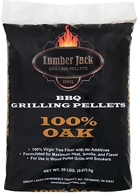 Lumber Jack BBQ 100% Oak Pellets 20lb