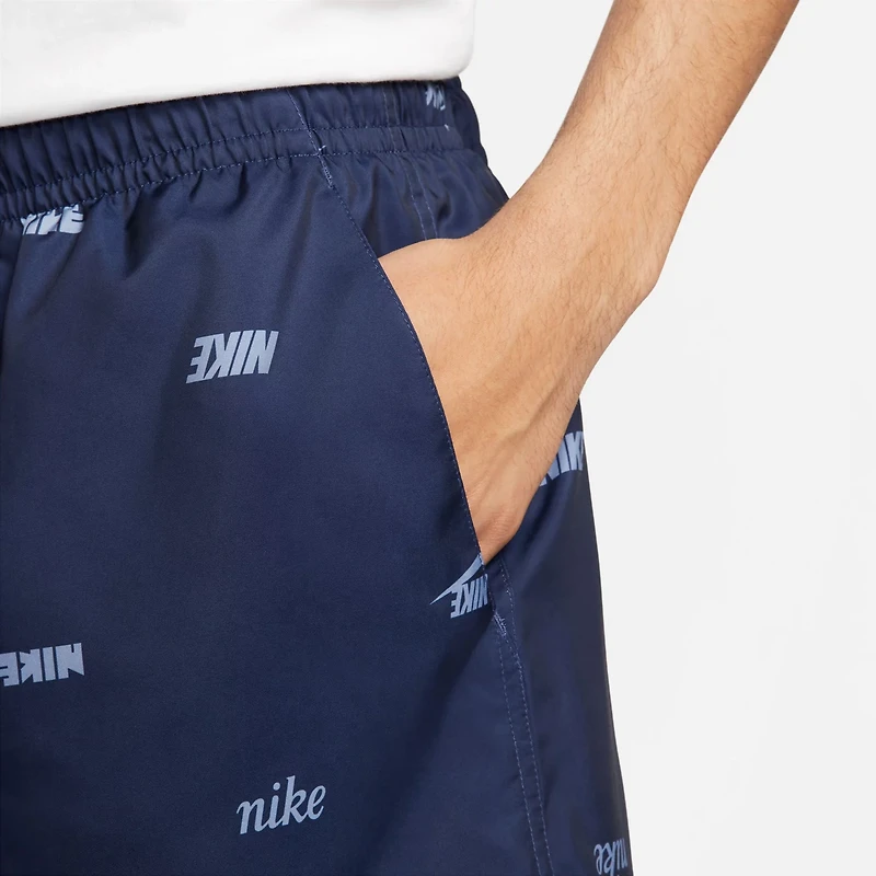 Nike Men's Club+ Woven Allover Print Flow Shorts