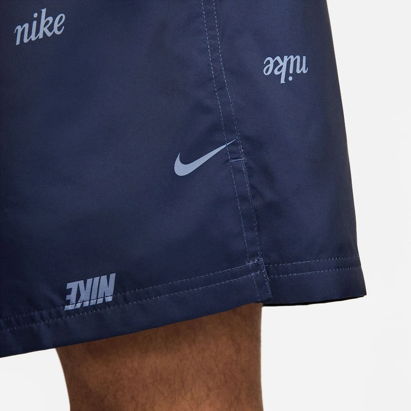 Nike Men's Club+ Woven Allover Print Flow Shorts