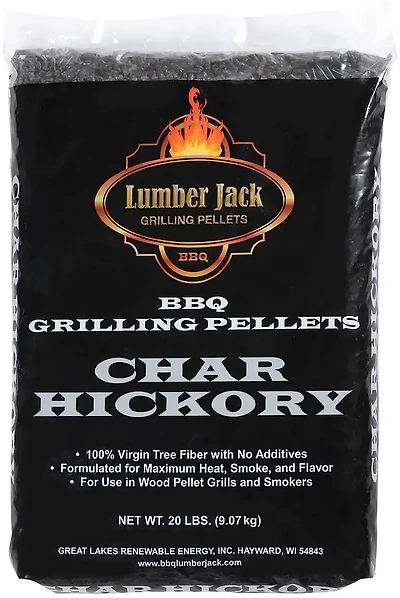 Lumber Jack BBQ Char Hickory Pellets 20lb