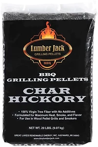 Lumber Jack BBQ Char Hickory Pellets 20lb