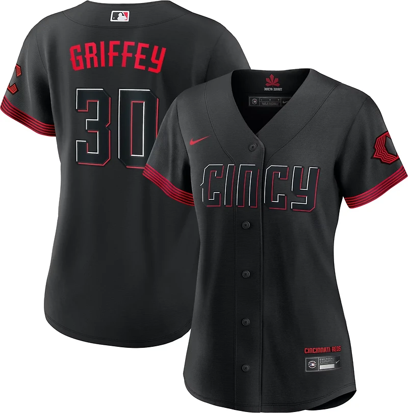 Nike Women's Cincinnati Reds Ken Griffey Jr. #30 City Connect Replica Jersey
