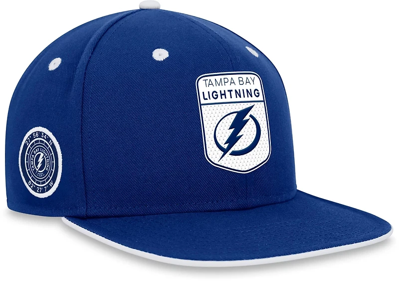 Fanatics Men's Tampa Bay Lightning Authentic Pro Draft Snapback Hat