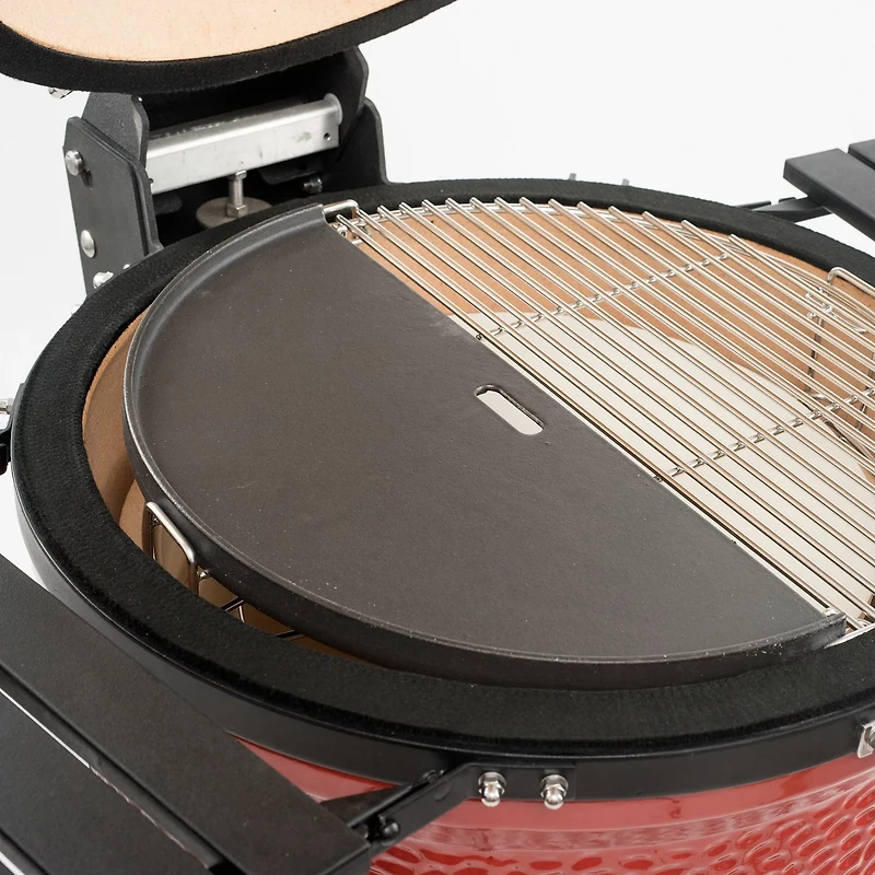 Kamado Joe Classic Joe Half Moon Cast Iron Reversible Grill Griddle