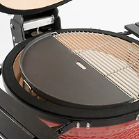 Kamado Joe Classic Joe Half Moon Cast Iron Reversible Grill Griddle