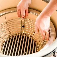 Kamado Joe 24in Big Joe Stainless Steel Charcoal Basket Grill Accessory