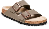Birkenstock Women's Arizona Stone Shearling Birkibuc Sandals