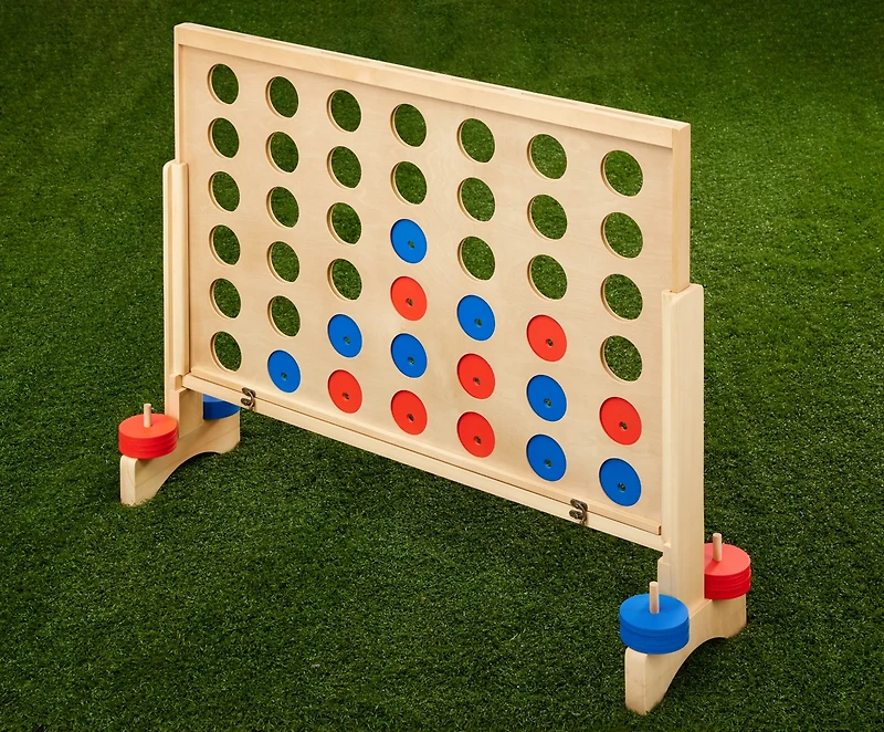 AGame Jumbo Wood 4-in-a-Row Game