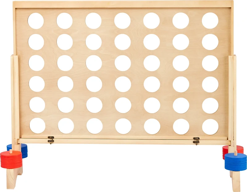 AGame Jumbo Wood 4-in-a-Row Game