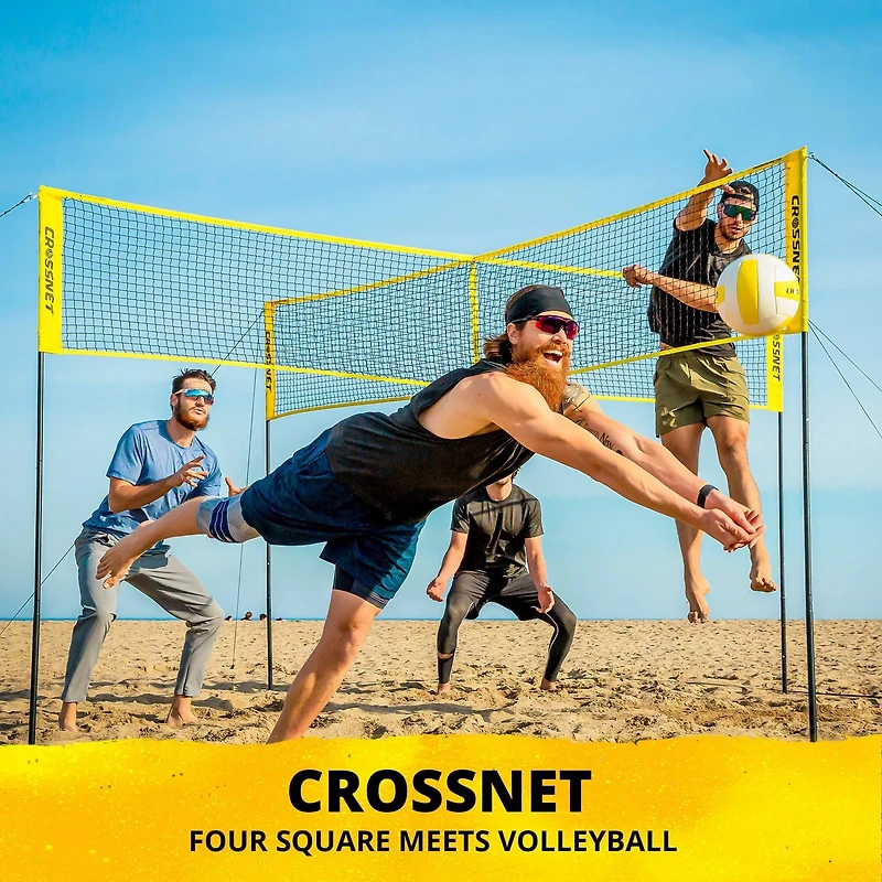 Crossnet 4 Square Volleyball Game