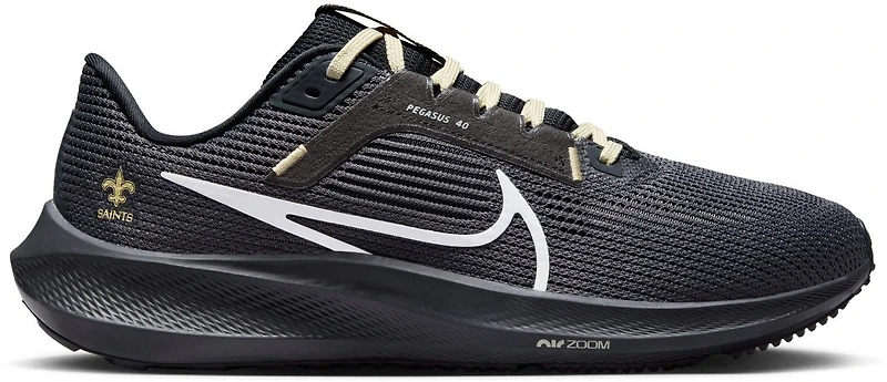 Nike Men's New Orleans Saints Air Zoom Pegasus 40 Running Shoe