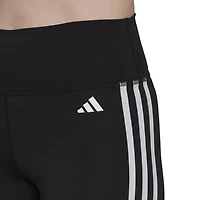 adidas Women's Training Essentials 3-Stripes High Waisted Short Leggings 8