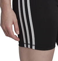 adidas Women's Training Essentials 3-Stripes High Waisted Short Leggings 8