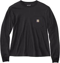 Carhartt Women's Loose Fit Lightweight Pocket Crewneck Long Sleeve T-shirt