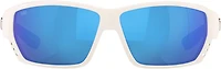 Costa Del Mar Tuna Alley Mirror Wrap-Around Sunglasses