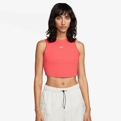 Nike Women's Sportswear Essentials Ribbed Cropped Tank Top
