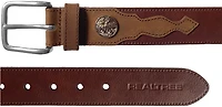 RealTree Round Conch Crazyhorse Leather Belt