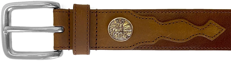 RealTree Round Conch Crazyhorse Leather Belt