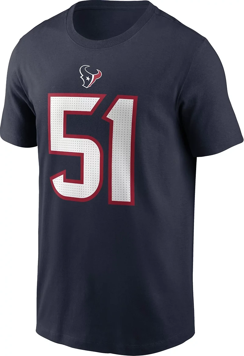 Nike Men's Houston Texans Will Anderson Jr. 31 N&N T-shirt