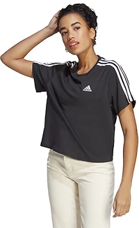 adidas Women's 3 Stripe Crop Top
