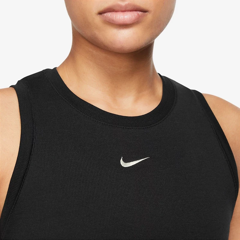 Nike Women's Sportswear Essentials Ribbed Cropped Tank Top