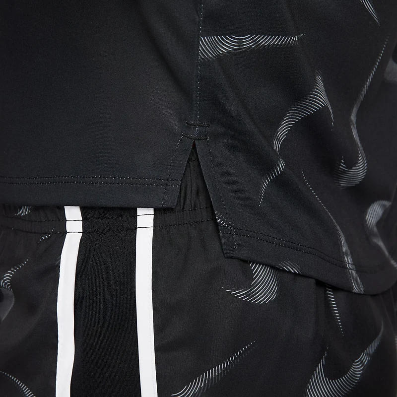 Nike Women's Dri-FIT Swoosh Printed Crop Top