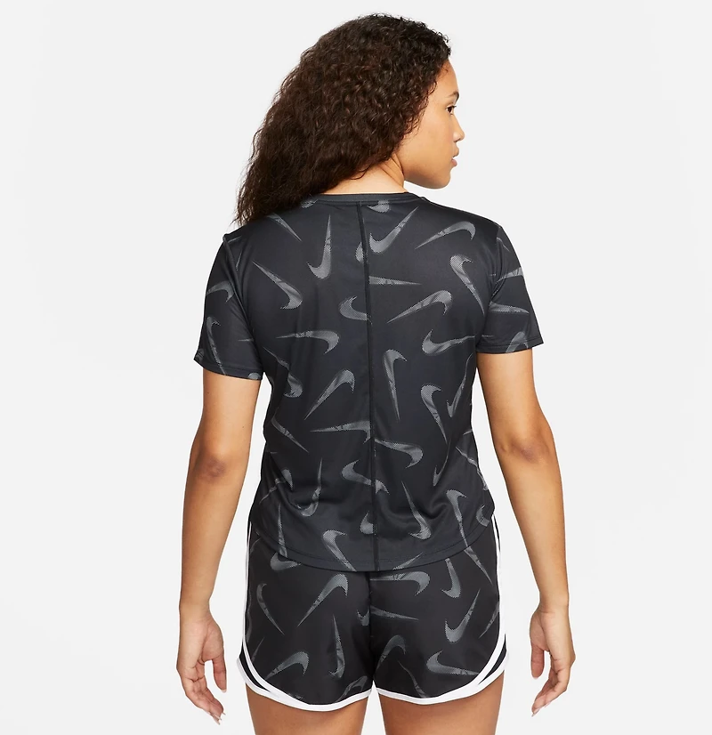 Nike Women's Dri-FIT Swoosh Printed Crop Top