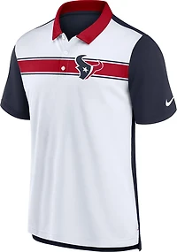 Nike Men's Houston Texans Rewind Pique Polo Shirt