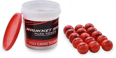 Rukket Sports Weighted Baseball/Softball Heavy Training Balls 15-Pack