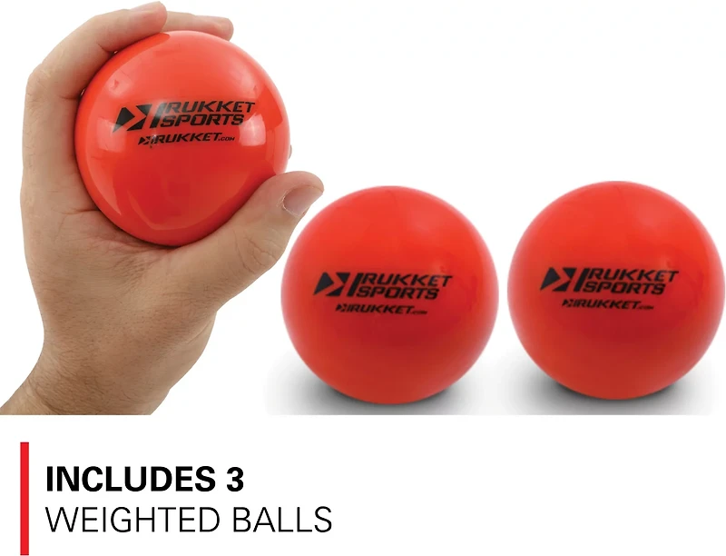 Rukket Sports 5 ft x 5 ft Baseball/Softball Net with 3 Weighted Balls and Strike Zone Target