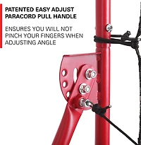 Rukket Sports Pitch Back Rebounder with Progression Weighted Balls