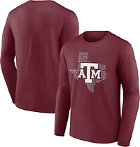 Fanatics Men's Texas A&M University Hometown Once & Always Long Sleeve T-shirt