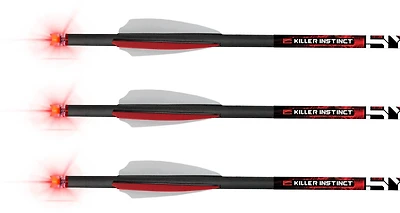 Killer Instinct 20in Lighted HYPR Crossbow Bolt 3-Pack