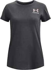 Under Armor Girls’ Foil Freedom Flag T-shirt